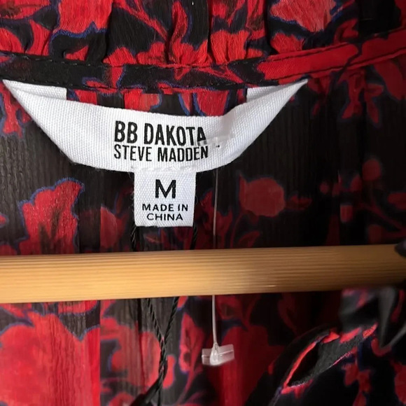 BB Dakota Steve Madden It's a Moment Dress in True Red - Picture 6 of 7